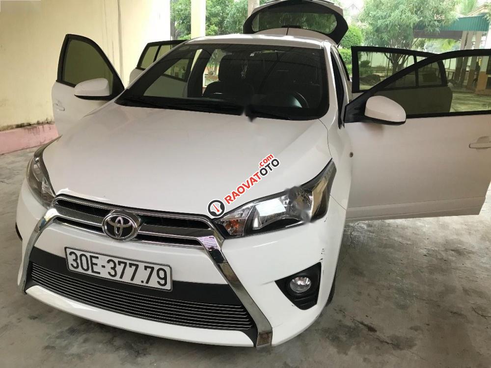 Cần bán xe Toyota Yaris E đời 2016, màu trắng, giá 550tr-0