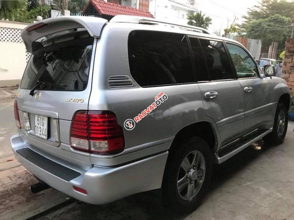 Cần bán lại xe Lexus LX 470 đời 2005, màu bạc, xe nhập-3