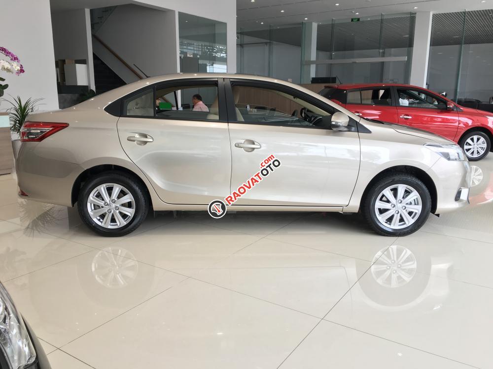 Bán xe Toyota Vios 2017, tặng phí trước bạ 100%, tặng BH, PK, trả trước 130tr giao ngay tại Tây Ninh-9