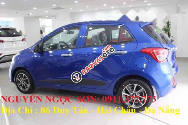 Bán xe Hyundai Grand i10 đời 2018 Đà Nẵng hỗ trợ trả góp 90%, chạy Grab, lãi thấp. LH Ngọc Sơn: 0911.377.773-4