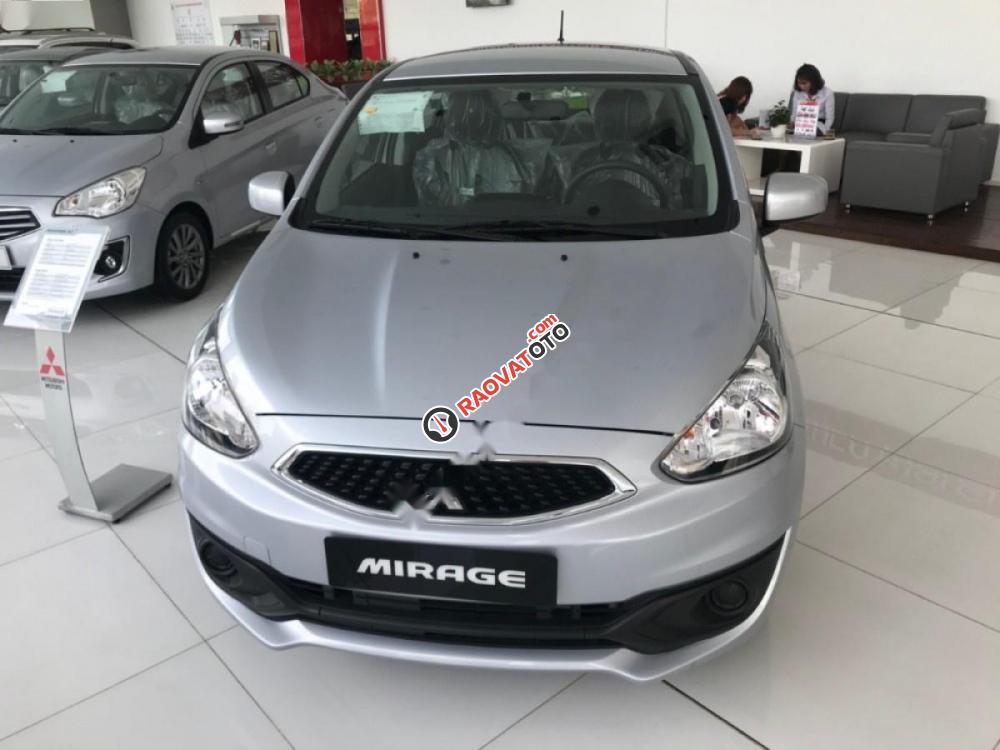 Cần bán Mitsubishi Mirage 1.2MT đời 2017, màu bạc, xe nhập, giá chỉ 370 triệu-4