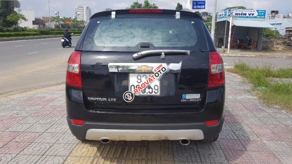 Cần bán lại xe Chevrolet Captiva LTZ 2.4 AT đời 2007, màu đen, giá 265tr-4