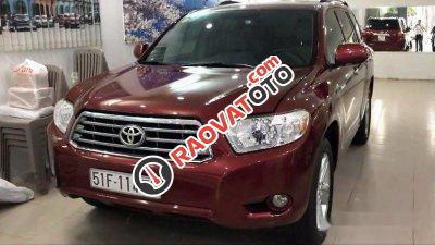 Bán ô tô Toyota Highlander đời 2008, màu đỏ, nhập khẩu nguyên chiếc-7