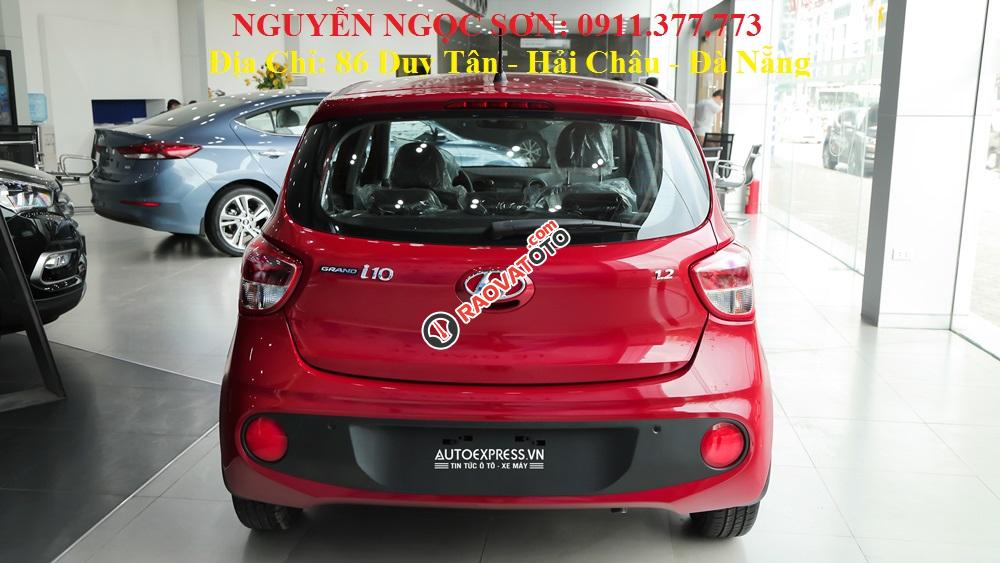 Bán Hyundai Grand i10 giá rẻ nhất Đà Nẵng, hỗ trợ trả góp 90% xe, chạy Grab, LH Ngọc Sơn: 0911.377.773-7