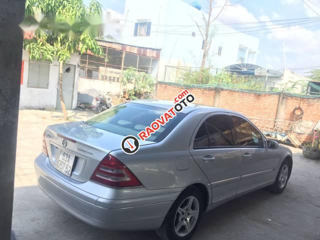 Bán xe Mercedes C180 đời 2001, màu bạc  -4