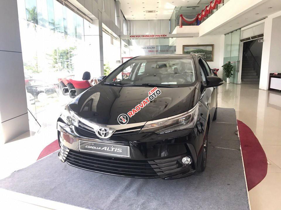 Toyota Hải Dương bán Corolla Altis CVT đời 2018 màu đen, hỗ trợ trả góp 80%, đủ màu - LH: 096.131.4444 Ms. Hoa-1