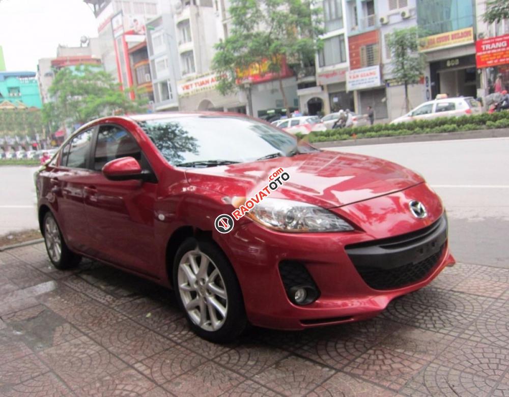 Bán xe Mazda 3 1.6 AT năm 2011, màu đỏ, nhập khẩu Nhật Bản chính chủ, giá tốt-0