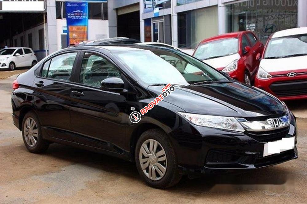 Honda City 1.5MT số sàn, sản xuất 2017, mới 100%, xe chưa đăng ký, màu đen-1