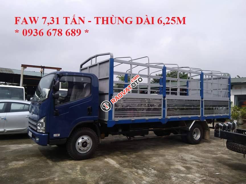 Bán xe tải thùng mui bạt Faw 7,31 tấn thùng dài 6,25m, máy khỏe, giá tốt nhất toàn quốc-3