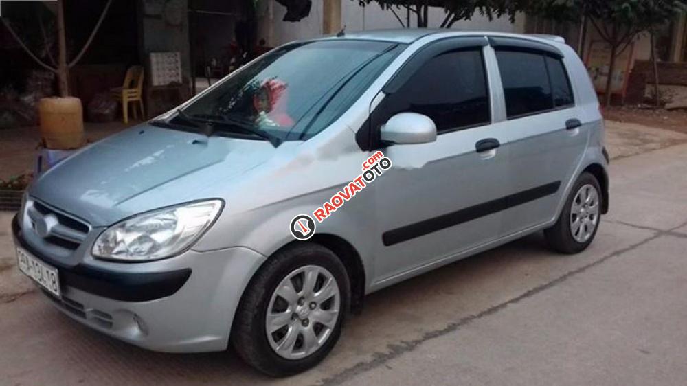 Bán Hyundai Getz đời 2008, màu bạc, xe nhập-1