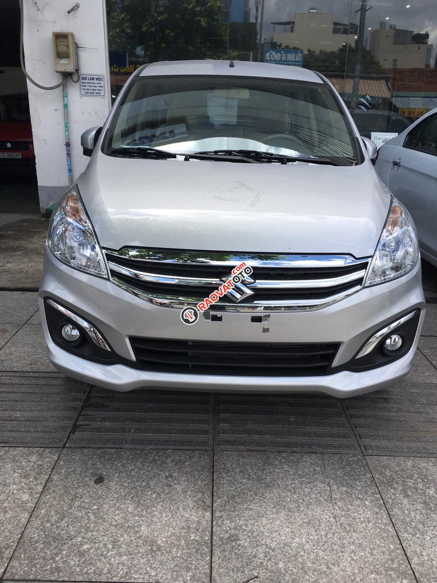 Suzuki Ertiga đời 2017- màu bạc - nhập khẩu - hỗ trợ 80% - xe giao ngay - giảm ngay 70 triệu-0