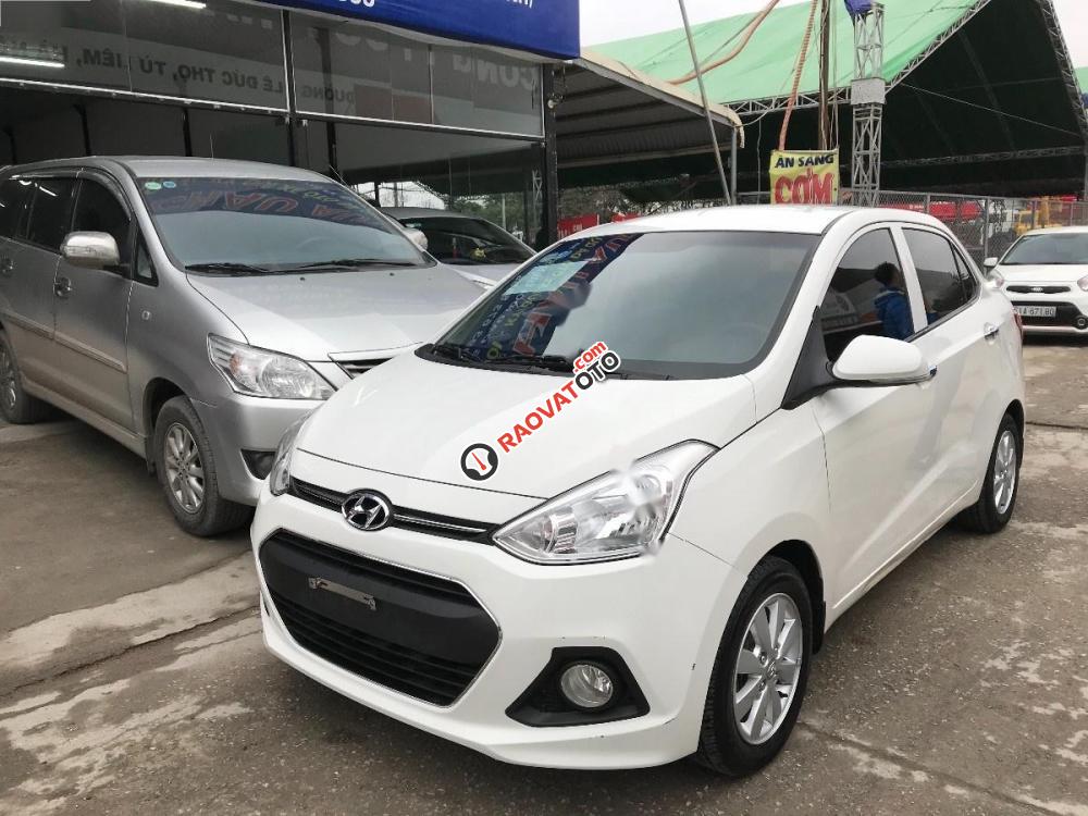 Bán Hyundai Grand i10 1.2 AT đời 2015, màu trắng, nhập khẩu-3