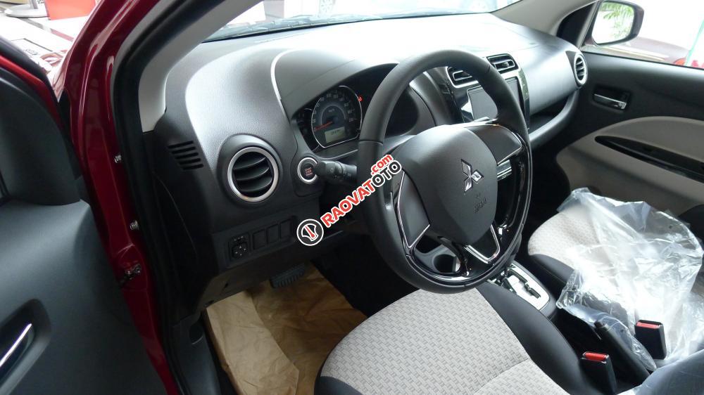 Bán ô tô Mitsubishi Mirage CVT năm 2017, màu đỏ, xe nhập-4