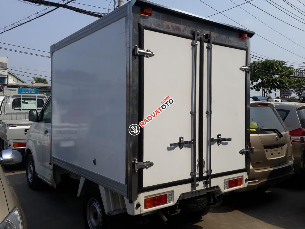 Bán xe Suzuki Carry Pro model 2017, luôn có xe sẵn giao ngay, thùng kín Inox, mui bạt, Composit-6