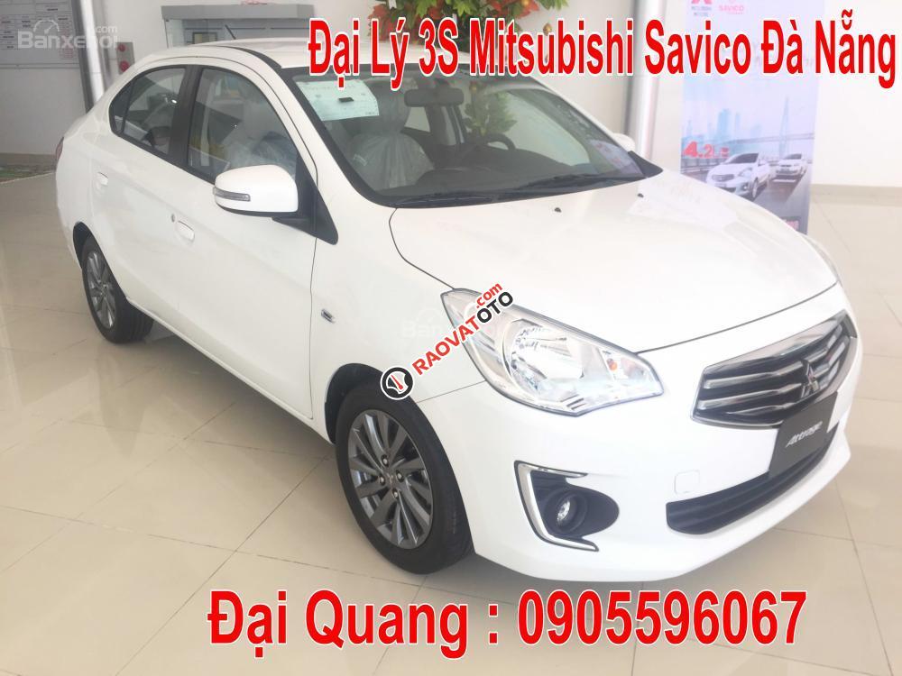 Cần bán xe Mitsubishi Attrage tại Đà Nẵng, màu trắng, Lh Quang 0905596067, vay lên đến 90 %-9