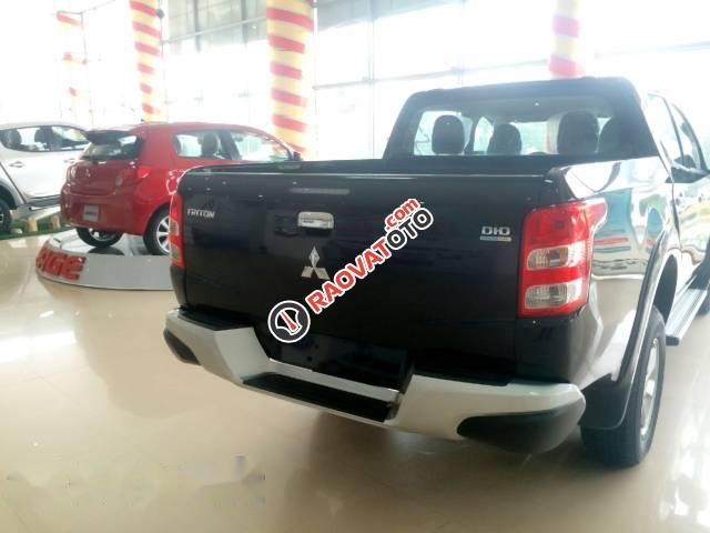 Bán Mitsubishi Triton đời 2017, màu đen, nhập khẩu, giá 575tr-1