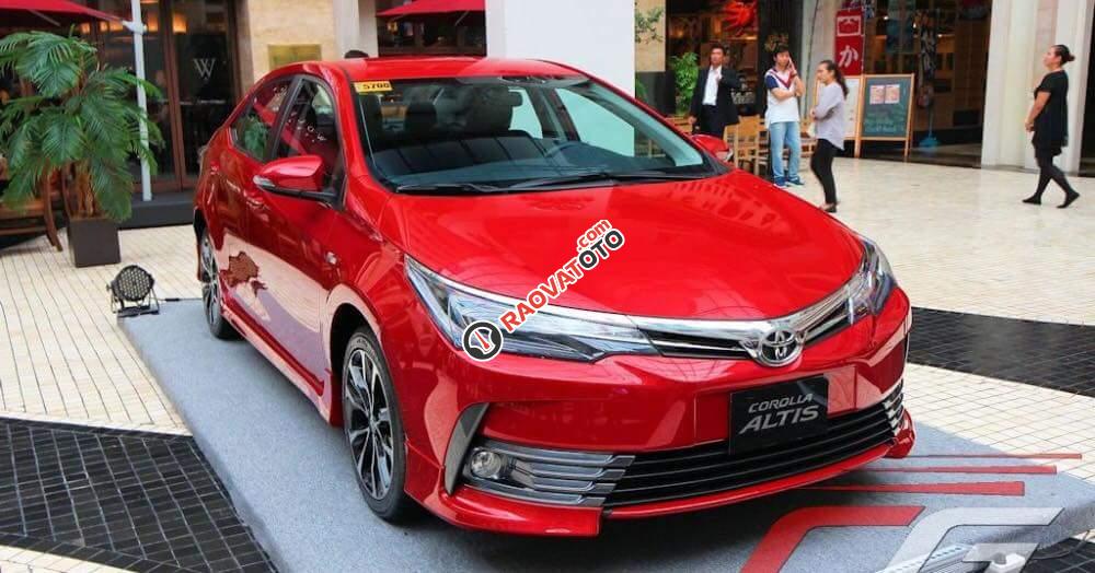 Toyota Altis 2018 màu đỏ- xe đẹp, giá tốt, nhận xe ngay trong ngày tại Toyota Mỹ Đình/ hotline: 0973.306.136-0