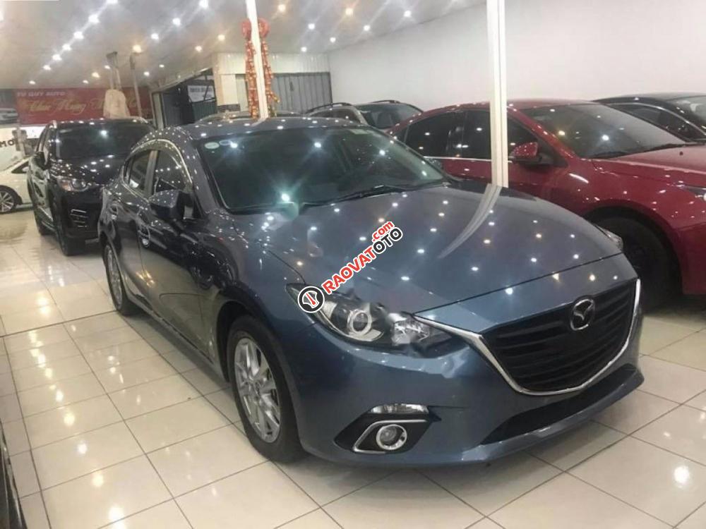 Cần bán xe Mazda 3 2.0 AT đời 2015, màu xanh lam-2