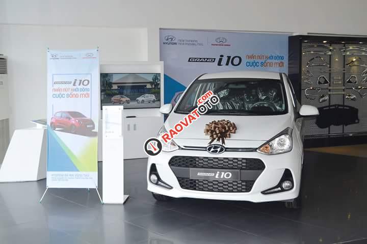 Bán xe Hyundai Grand i10 đời 2017, màu trắng, giảm giá tốt nhất tại Hyundai Vũng Tàu-1