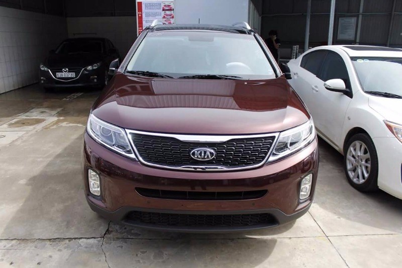 Bán Kia Sorento đời 2017, màu đỏ, nhập khẩu chính hãng-1