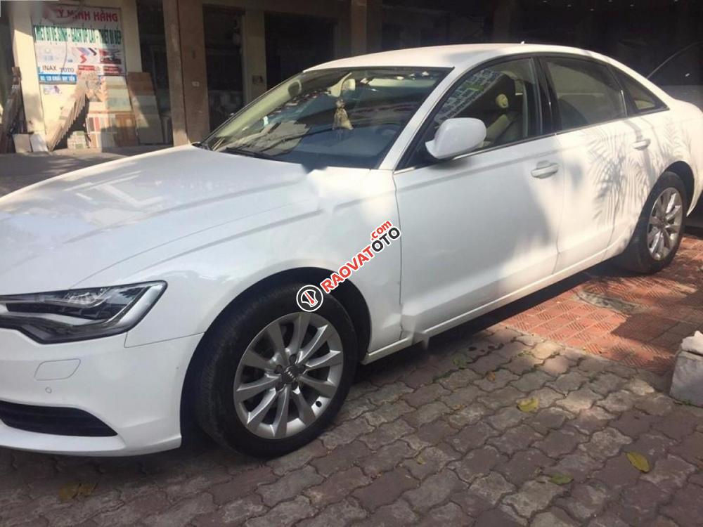 Bán Audi A6 2.0 TFSI đời 2014, màu trắng, xe nhập-1