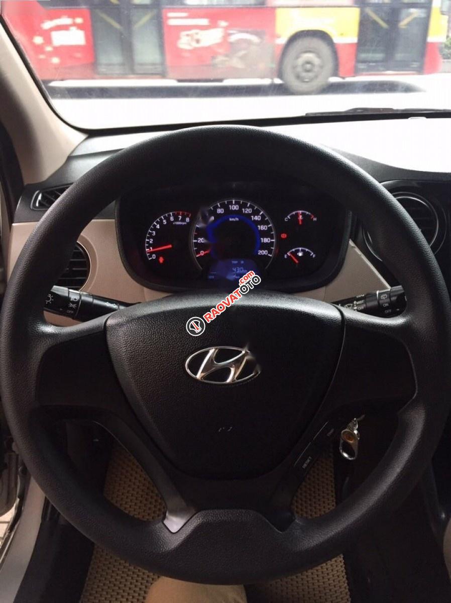 Bán Hyundai Grand i10 1.0 MT Base đời 2015, màu bạc, nhập khẩu nguyên chiếc, 305 triệu-2