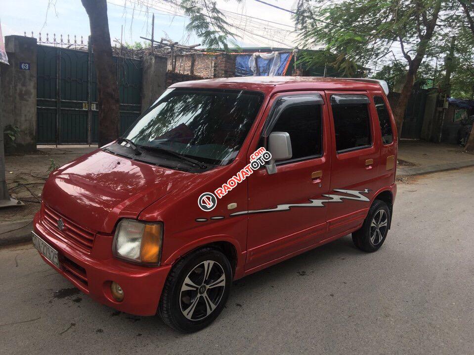 Xe Suzuki Wagon R+ đời 2002 màu đỏ, 85 triệu-0