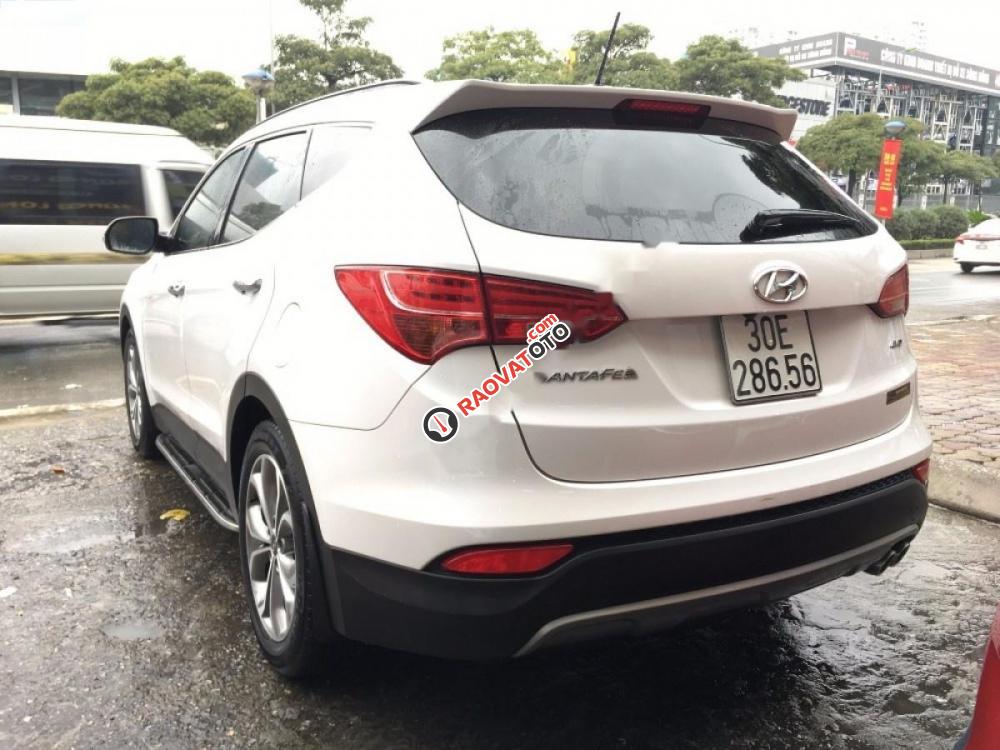 Bán Hyundai Santa Fe 2.4L 4WD năm 2016, màu trắng-3