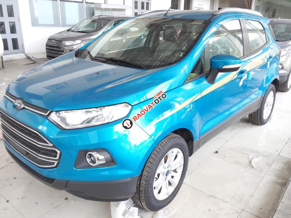 Ford EcoSport Titanium 1.5L AT đời 2017, màu xanh lam, giá tốt nhất miền nam: 0905.655.003-2