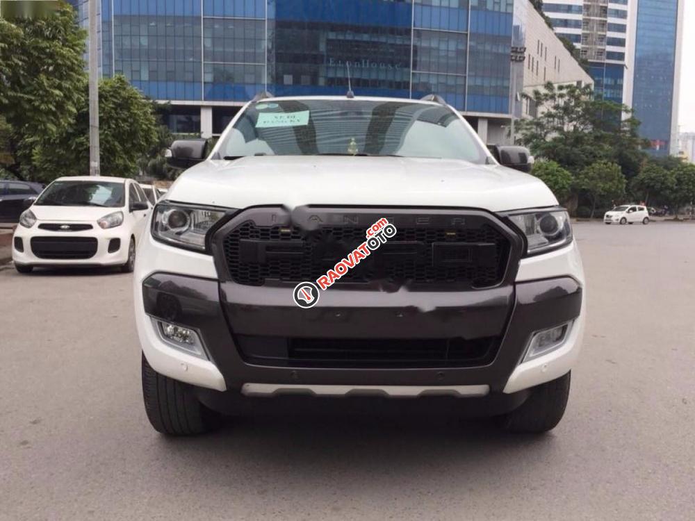 Bán Ford Ranger Wildtrak 3.2 4x4 đời 2017, màu trắng, xe nhập-2