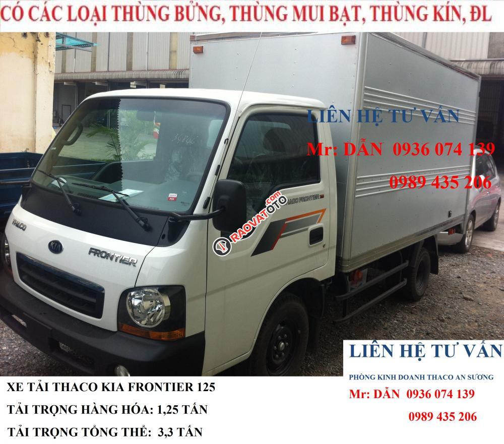 Thaco An Sương bán xe tải K165S đời 2017 tại Showroom ở ngã tư Bà Điểm. Gọi đặt giờ xem xe ngay 0936074139-2