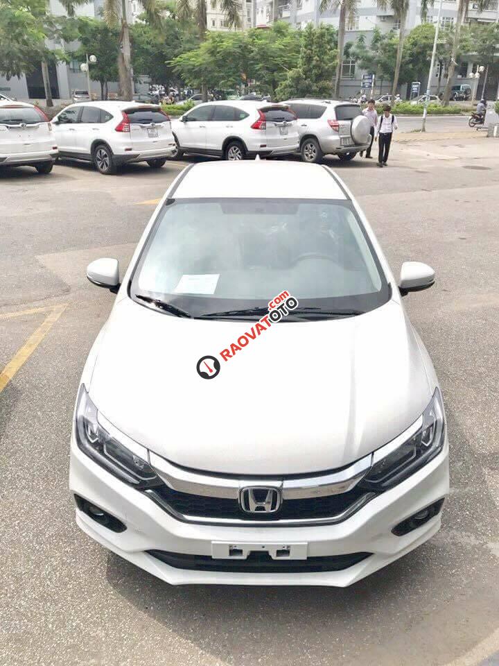 Bán Honda City 1.5 CVT TOP năm 2017, màu trắng, nhập khẩu nguyên chiếc, 604tr-3