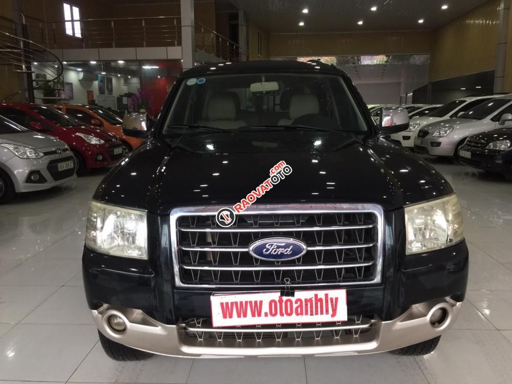 Bán Ford Everest 2.5MT 2007, màu đen, 385tr-0