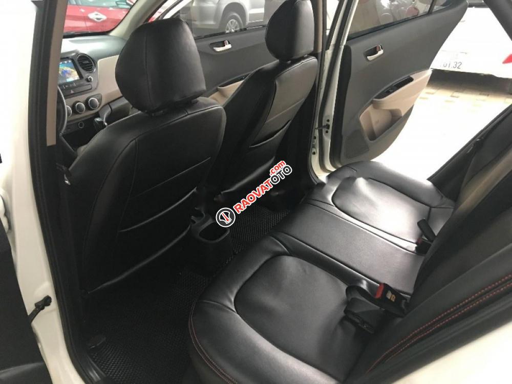 Bán ô tô Hyundai Grand i10 đời 2014, màu trắng, xe nhập số tự động, giá 340tr-2