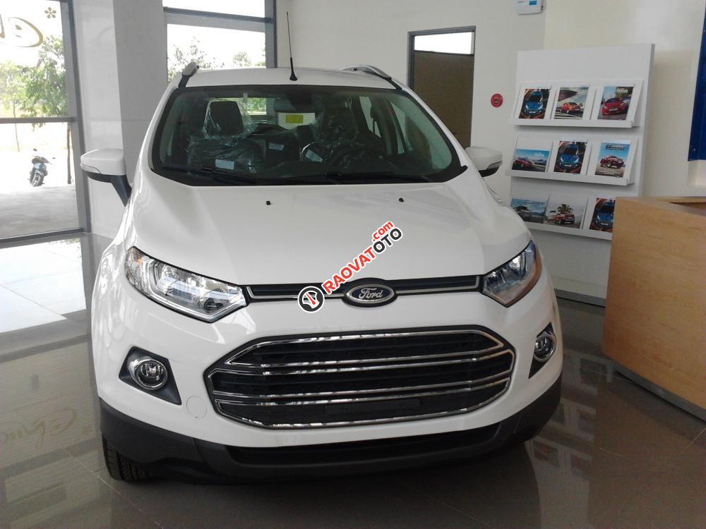 Bán Ford EcoSport Titanium 1.5P AT năm 2017, màu trắng, 658tr-2