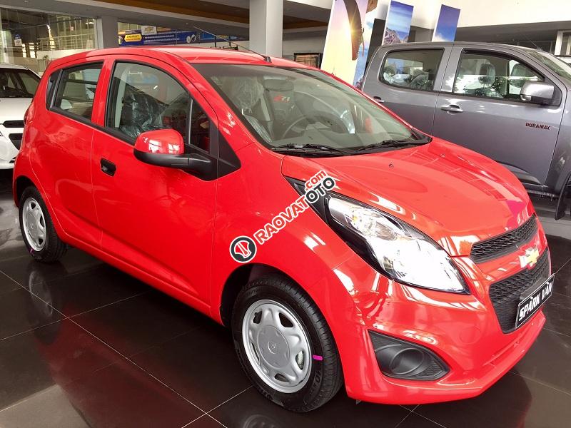 Bán Chevrolet Spark Duo năm 2017, màu đỏ-0