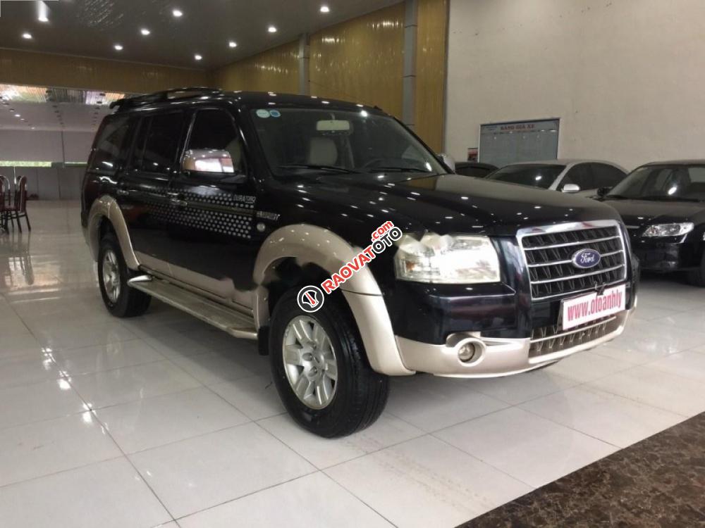 Xe Ford Everest 2.5L 4x4 MT đời 2007, màu đen, giá 385tr-0