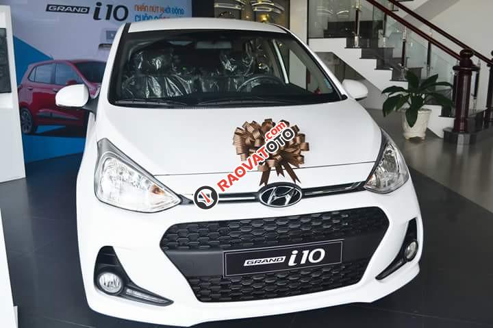 Bán xe Hyundai Grand i10 đời 2017, màu trắng, giảm giá tốt nhất tại Hyundai Vũng Tàu-0