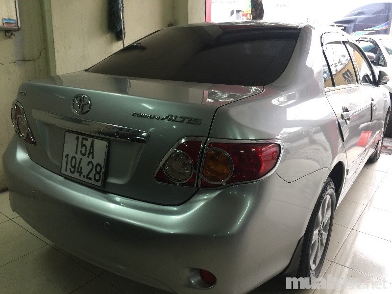 Bán Toyota Corolla altis 1.8 AT sản xuất 2009, màu bạc, nhập khẩu-0