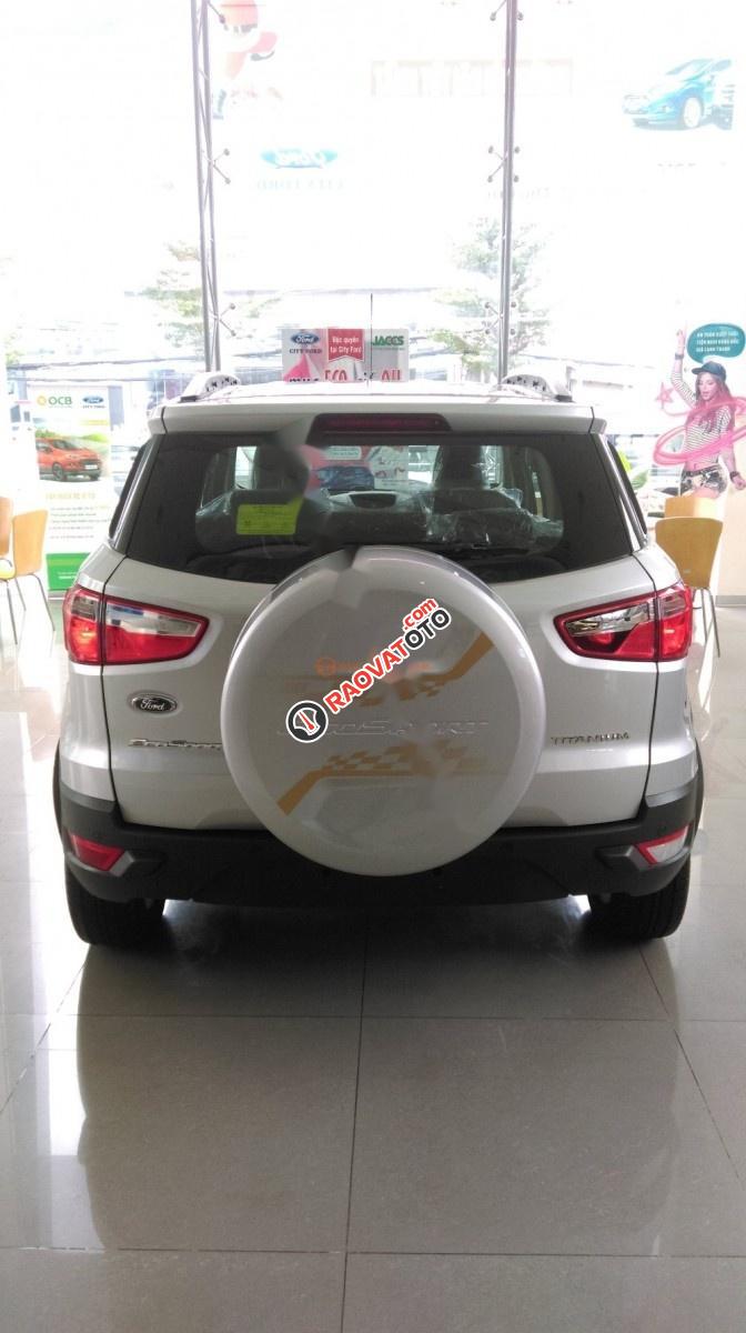 Bán Ford EcoSport Titanium 1.5L AT đời 2017, màu bạc, giá tốt-3