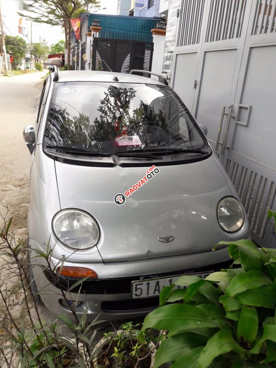 Bán Daewoo Matiz 0.8 MT đời 2001, màu bạc, xe nhập, giá tốt-0