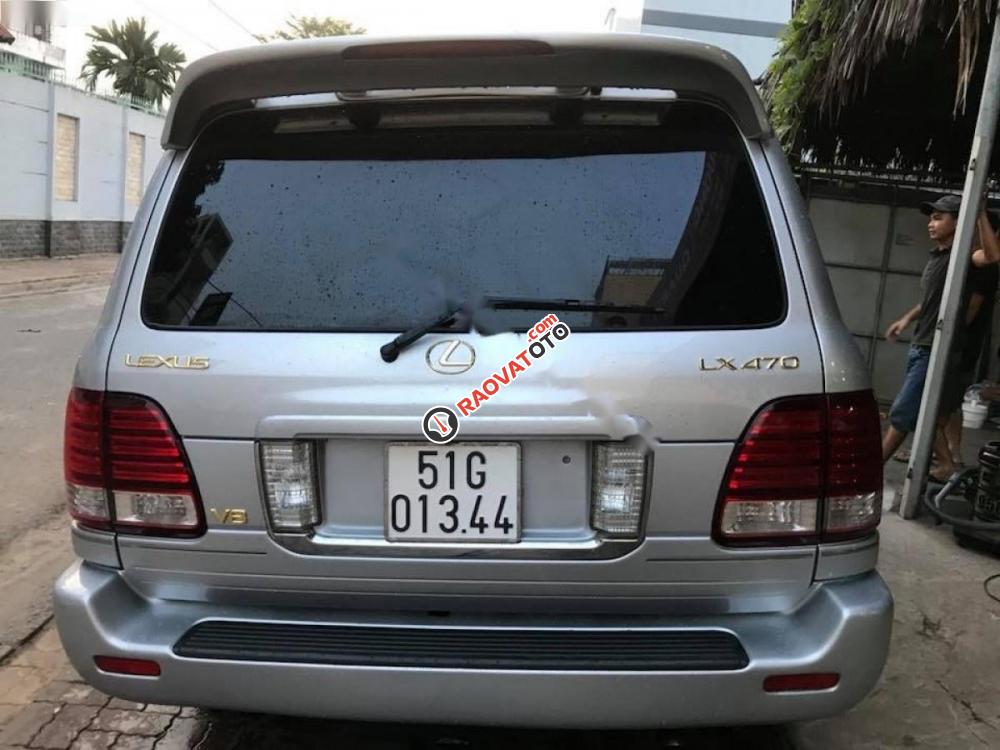 Cần bán lại xe Lexus LX 470 đời 2005, màu bạc, xe nhập-1