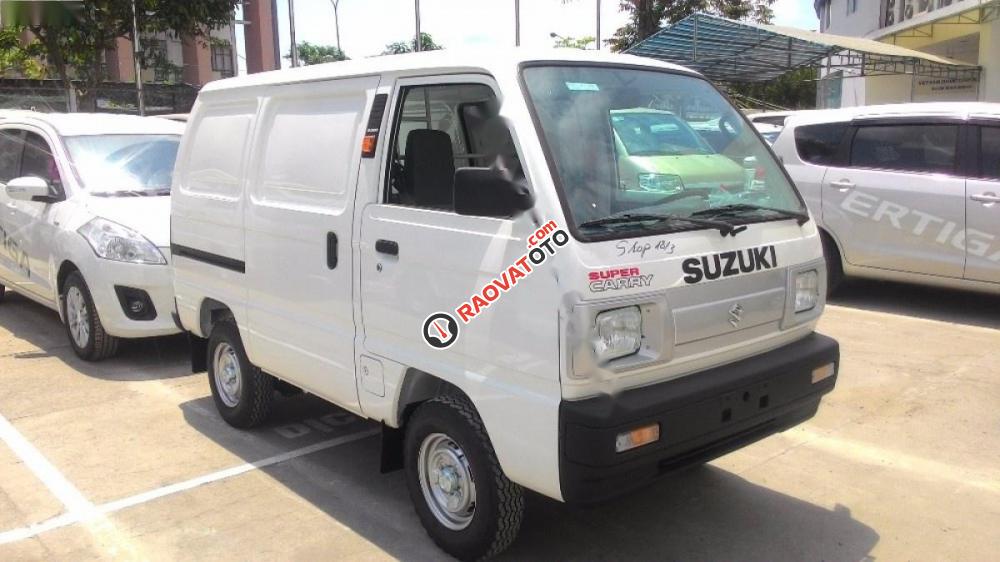 Cần bán Suzuki Blind Van đời 2017, màu trắng, 293tr-4