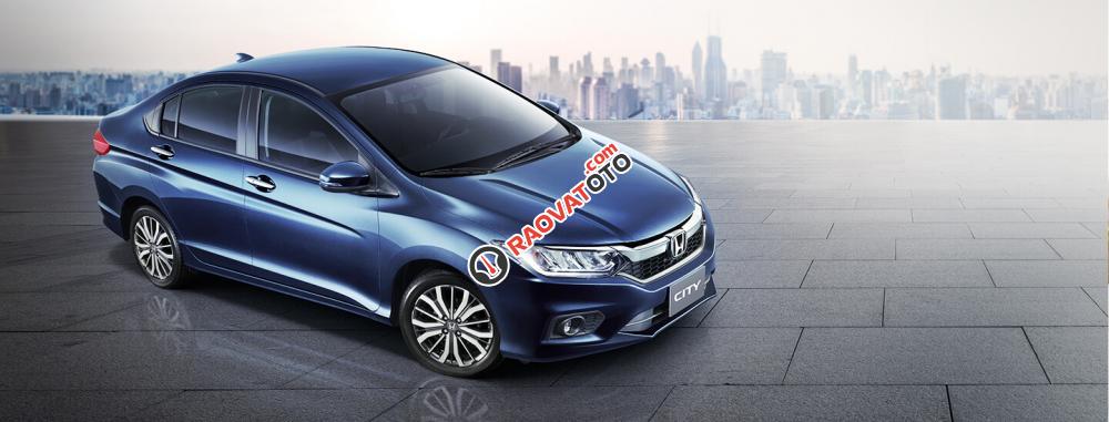 Bán Honda City số tự động vô cấp đời 2017, màu xanh lam tại Honda Ô tô Hà Tĩnh-1