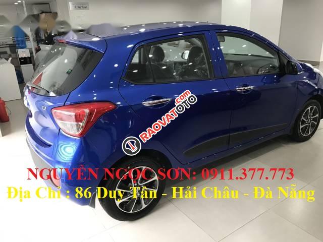 Bán xe Hyundai Grand i10 đời 2018 Đà Nẵng hỗ trợ trả góp 90%, chạy Grab, lãi thấp. LH Ngọc Sơn: 0911.377.773-6