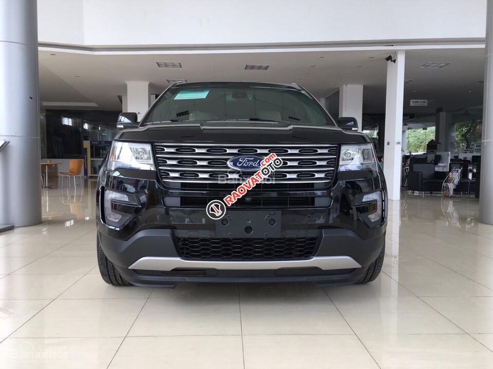 Cần bán Ford Explorer Limited đời 2017, màu đen, nhập khẩu nguyên chiếc, hỗ trợ trả góp thủ tục nhanh gọn: 0961917516-0