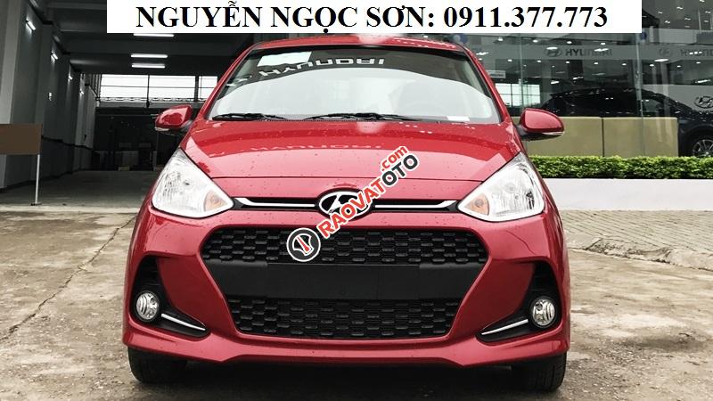 Bán Hyundai Grand i10 giá rẻ nhất Đà Nẵng, hỗ trợ trả góp 90% xe, chạy Grab, LH Ngọc Sơn: 0911.377.773-6