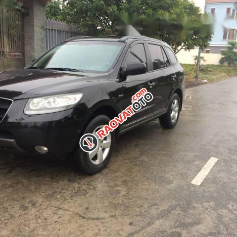 Bán Hyundai Santa Fe đời 2008, màu đen-2