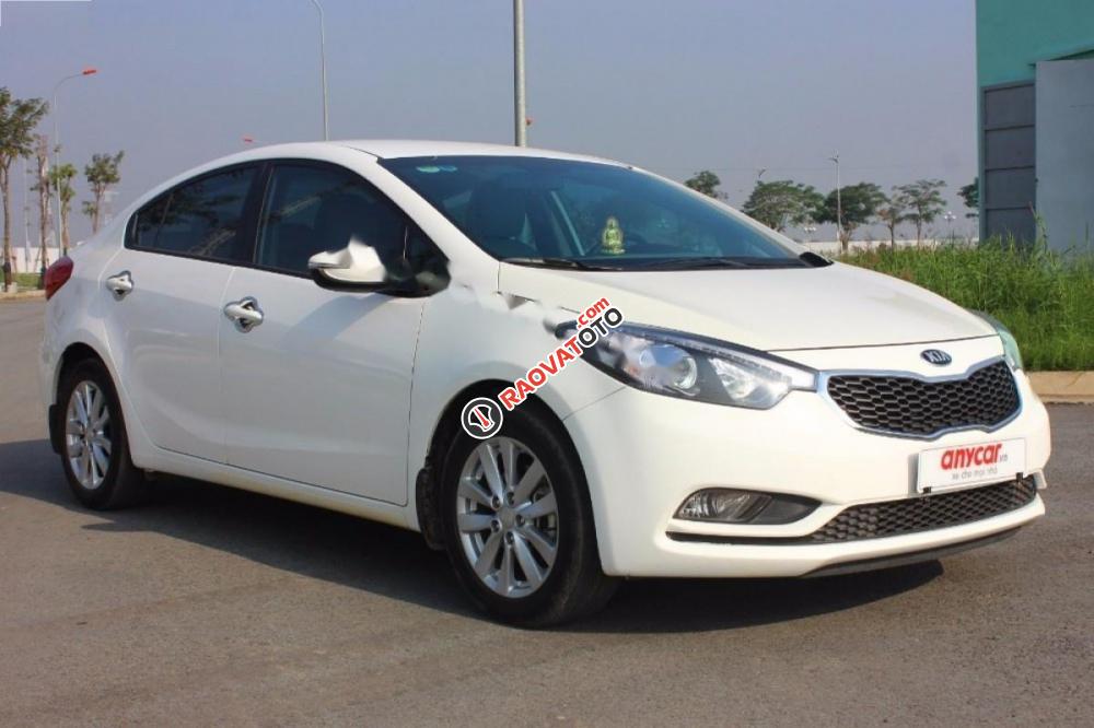 Cần bán lại xe Kia K3 1.6 MT 2016, màu trắng số sàn, giá chỉ 527 triệu-0