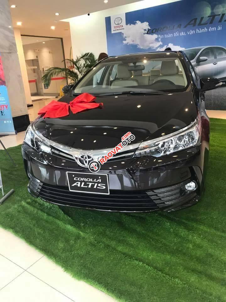 Toyota Hải Dương bán Corolla Altis CVT đời 2018 màu đen, hỗ trợ trả góp 80%, đủ màu - LH: 096.131.4444 Ms. Hoa-0